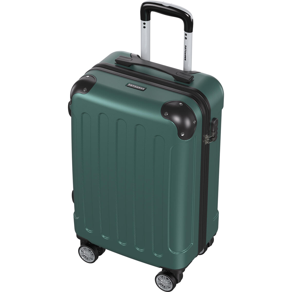 Handbagage koffer met cijferslot - lichtgewicht - Donkergroen 2/5