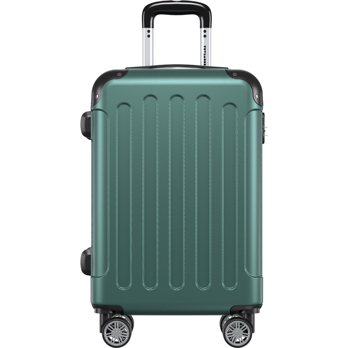 Handbagage koffer met cijferslot - lichtgewicht - Donkergroen 5/5