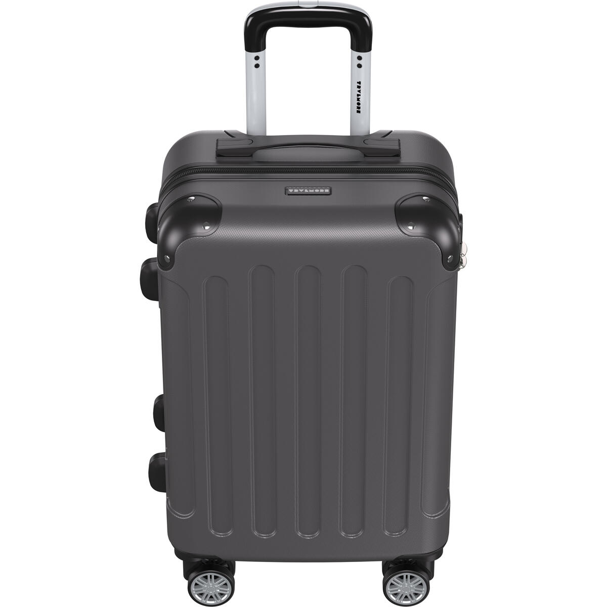 Handbagage koffer met cijferslot - lichtgewicht - Donkergrijs 4/5
