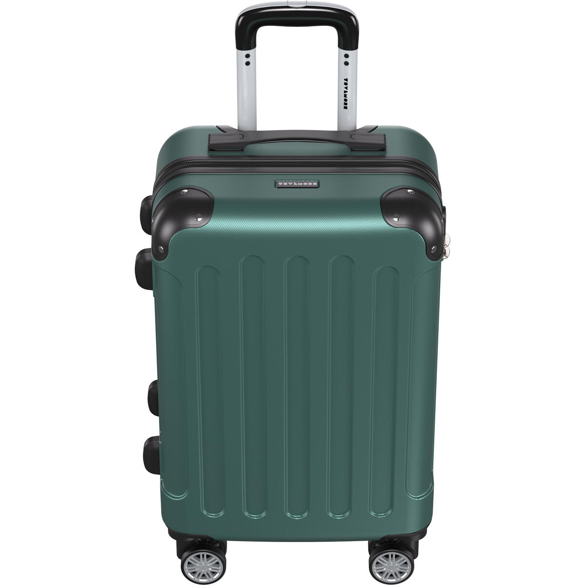 Handbagage koffer met cijferslot - lichtgewicht - Donkergroen 4/5