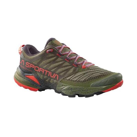 Zapatillas Trailrunning Hombre - LA SPORTIVA Akasha II - Hawaiian Sun/Redwood