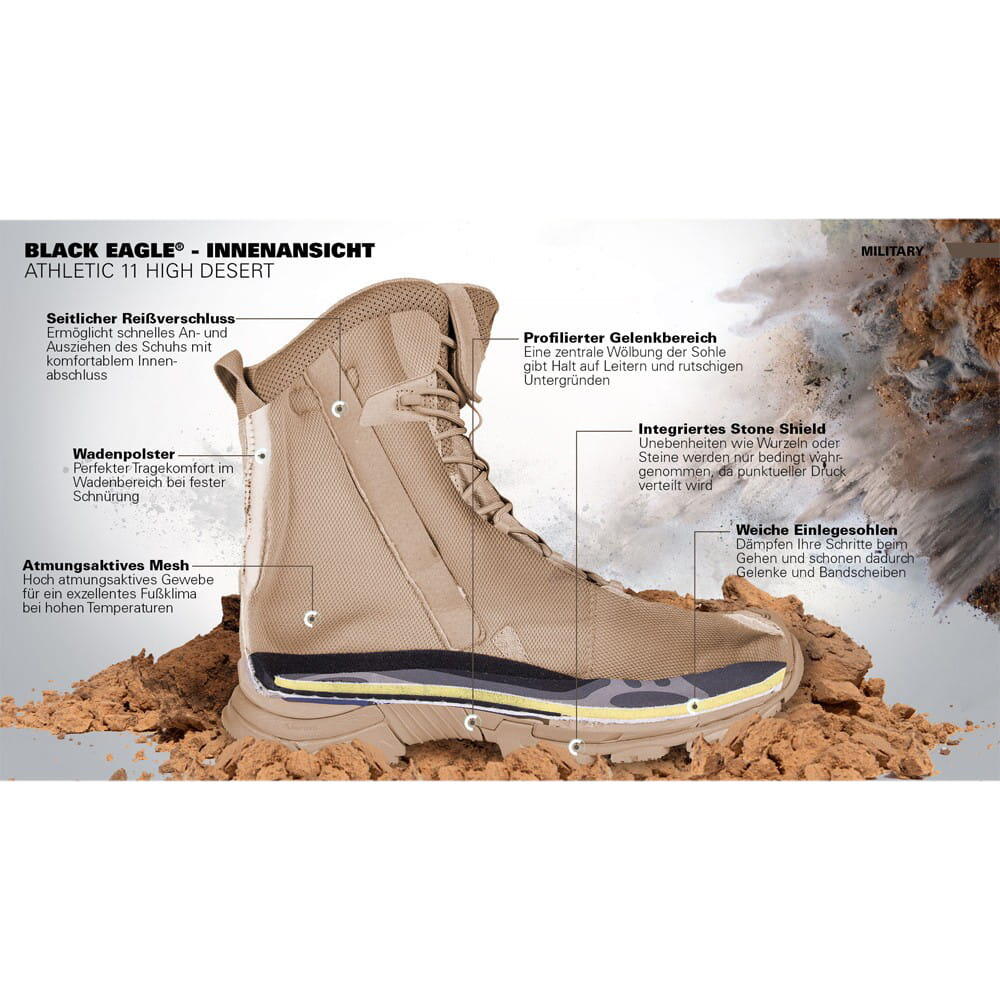 Black Eagle Athletic 2.0 VT High mit Sidezipper 2/6