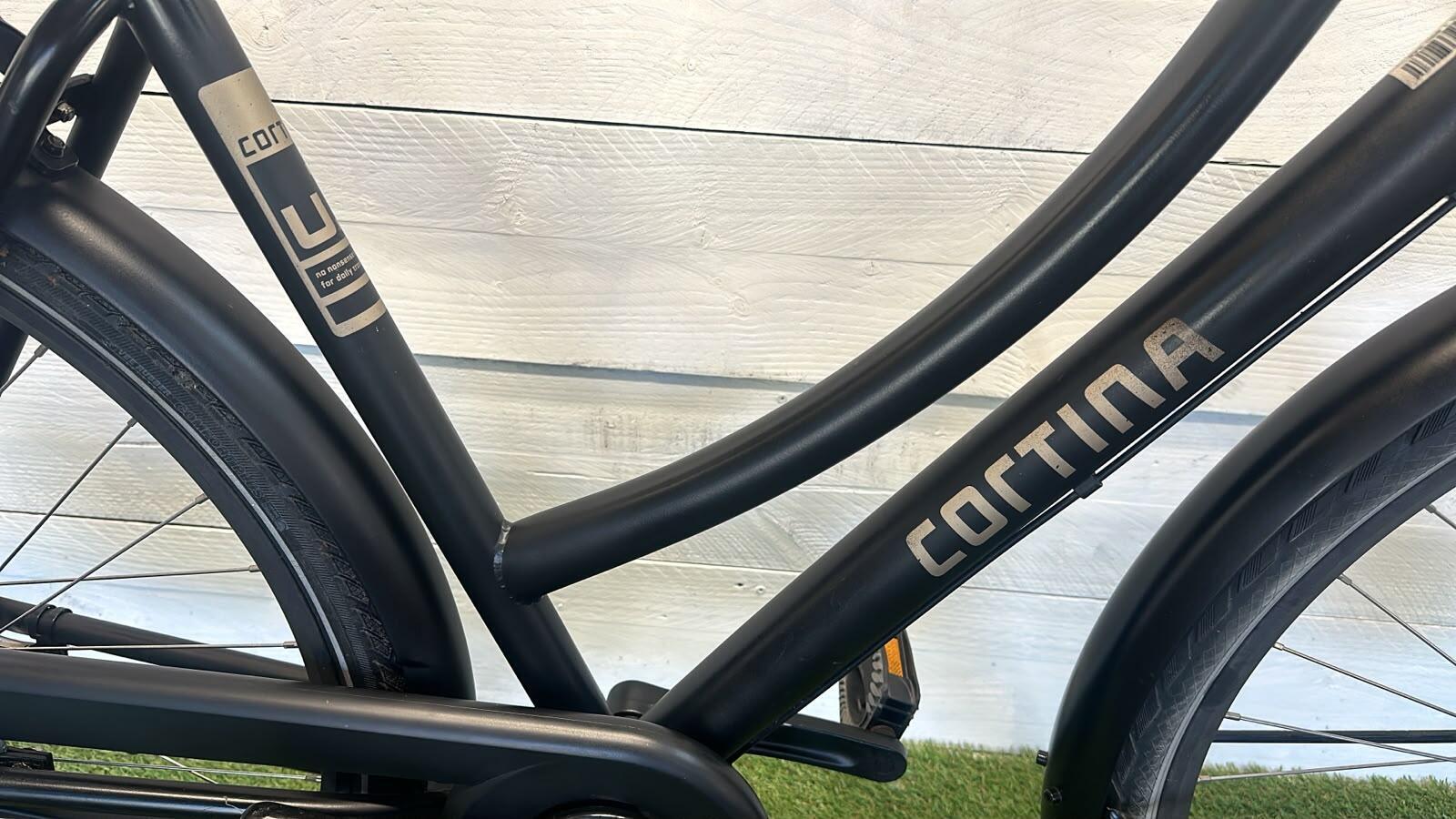 Cortina stadsfiets bike, zwart 1/3