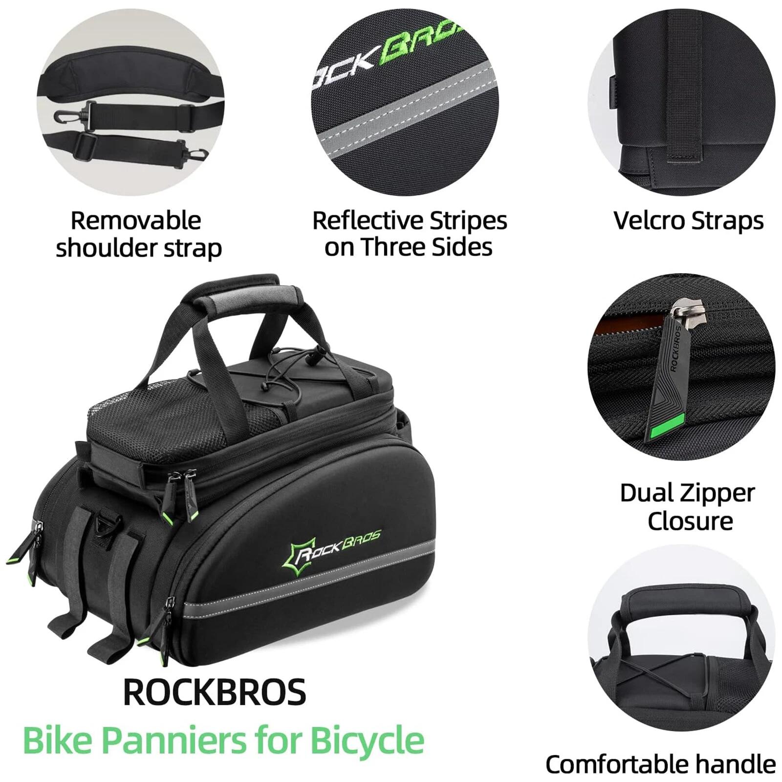 ROCKBROS Wasserabweisende Gepäckträgertasche 7/7