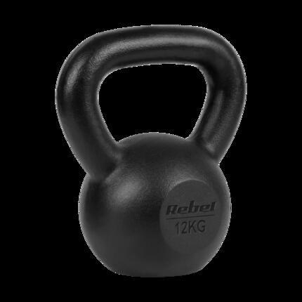 Kettlebell żeliwny 16kg kettle hantel obciążenie odważnik do ćwiczeń Rebel