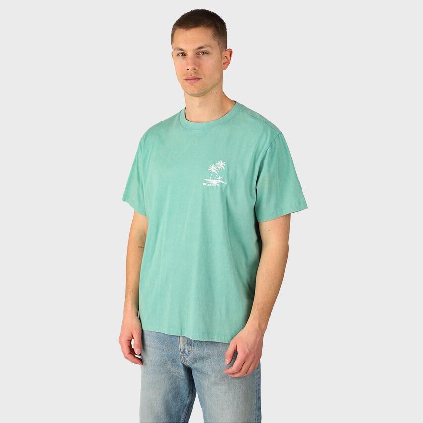 Heren O-hals Shirt Wandes Palm Groen 3/7