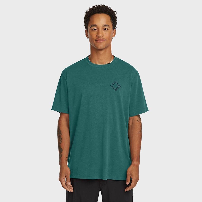 Heren O-hals Shirt Hybrid Polygiene Groen 2/6