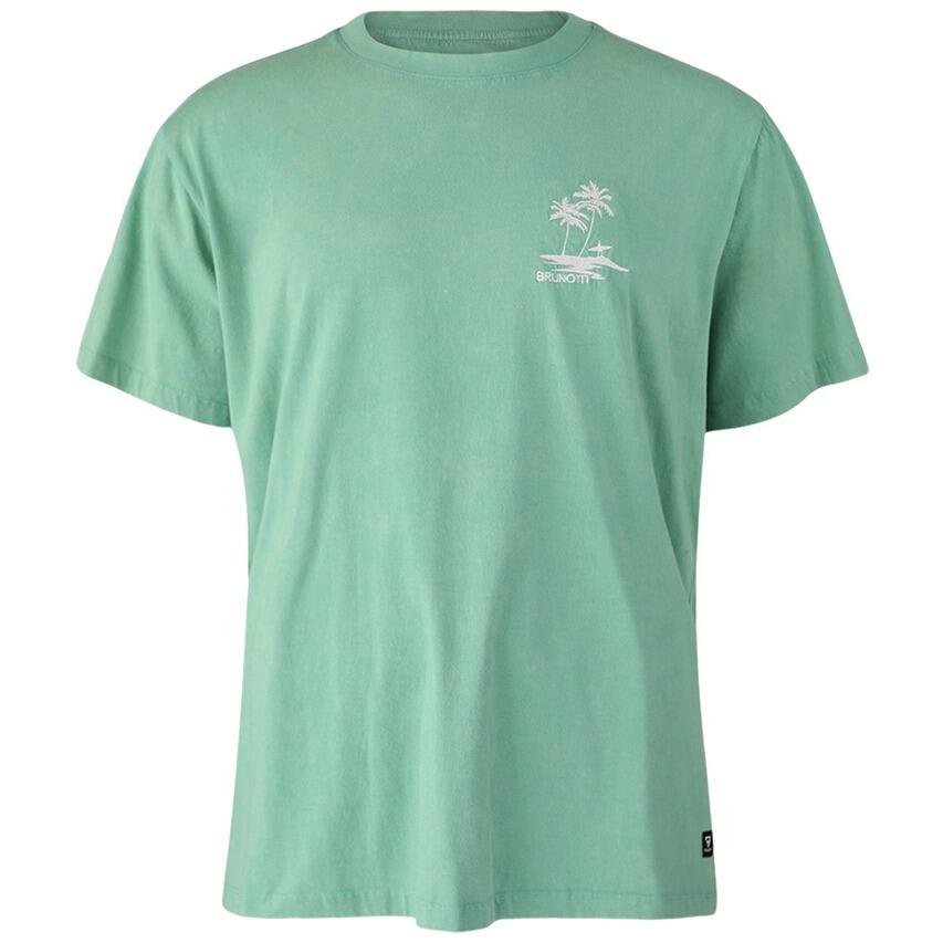 Heren O-hals Shirt Wandes Palm Groen 4/7