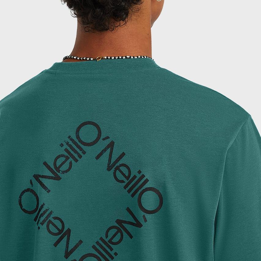 Heren O-hals Shirt Hybrid Polygiene Groen 4/6