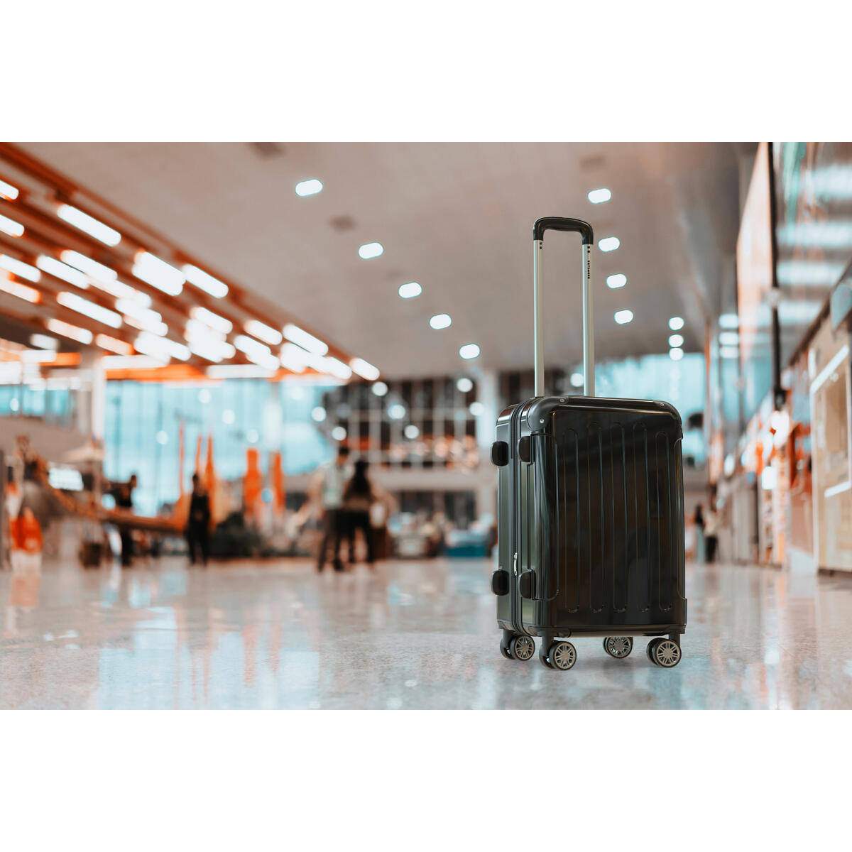 Handbagage koffer met tsa cijferslot en uitbreidbaar - Zwart 3/5
