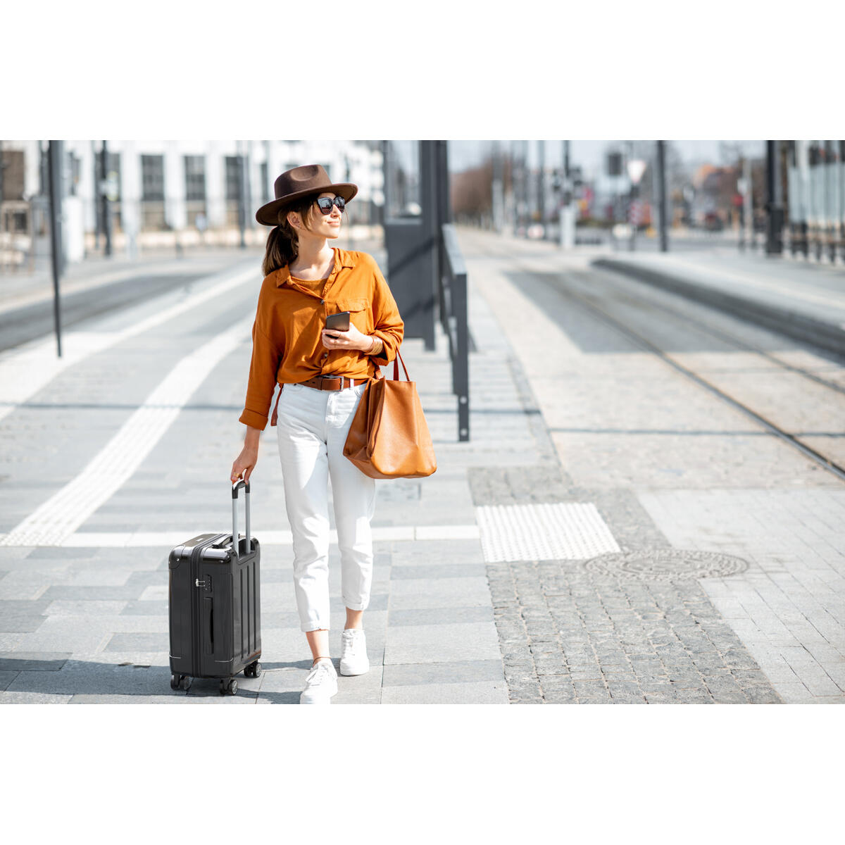 Handbagage koffer met tsa cijferslot en uitbreidbaar - Zwart 2/5