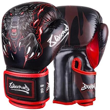 Gants de boxe Thaï loup bestial enfant 8 Weapons