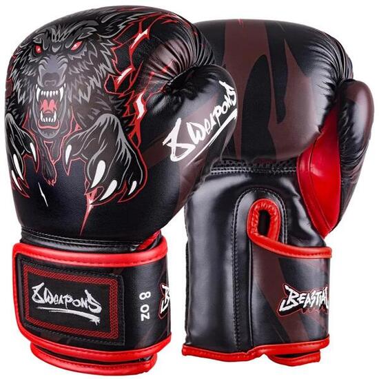 Gants de boxe Thaï loup bestial enfant 8 Weapons