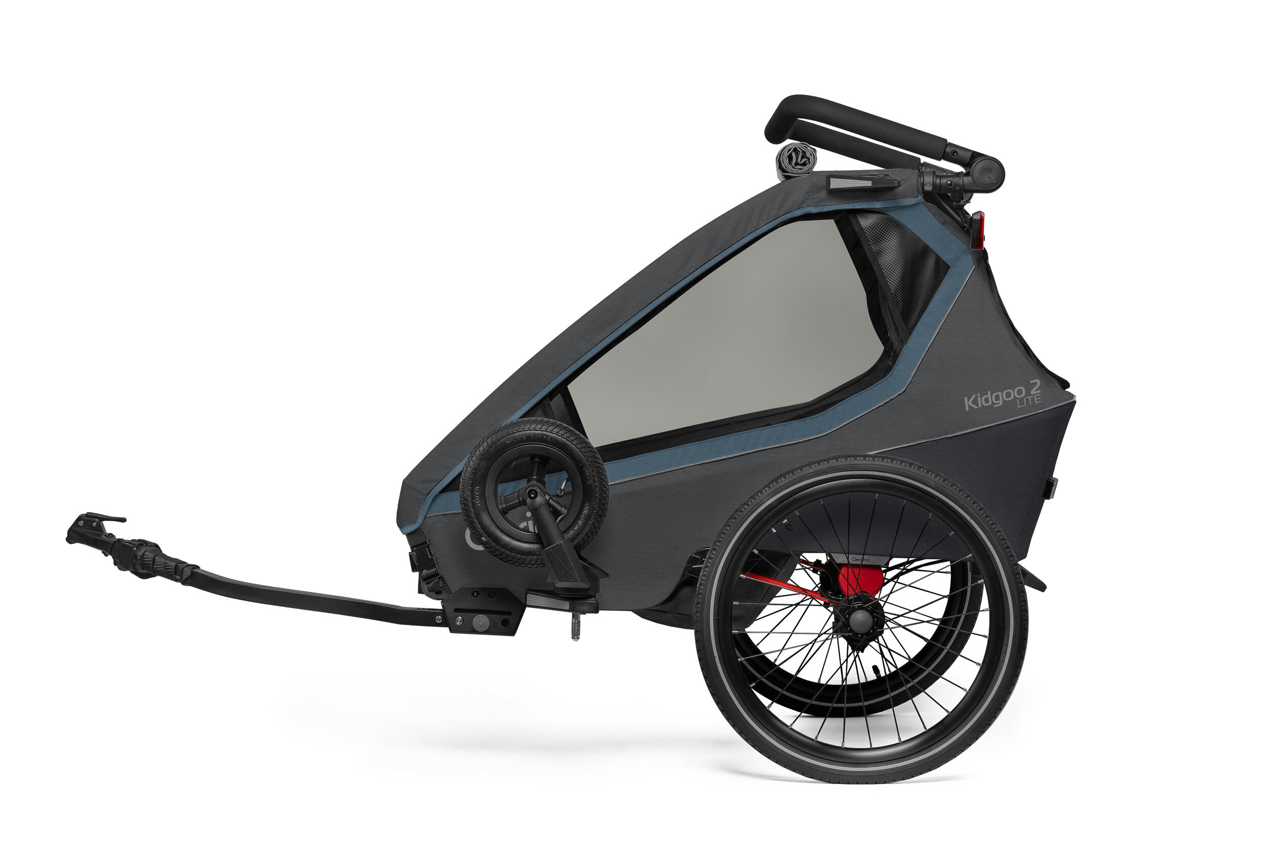 Fahrradanhänger Kidgoo 2 Lite Marineblau 3/5