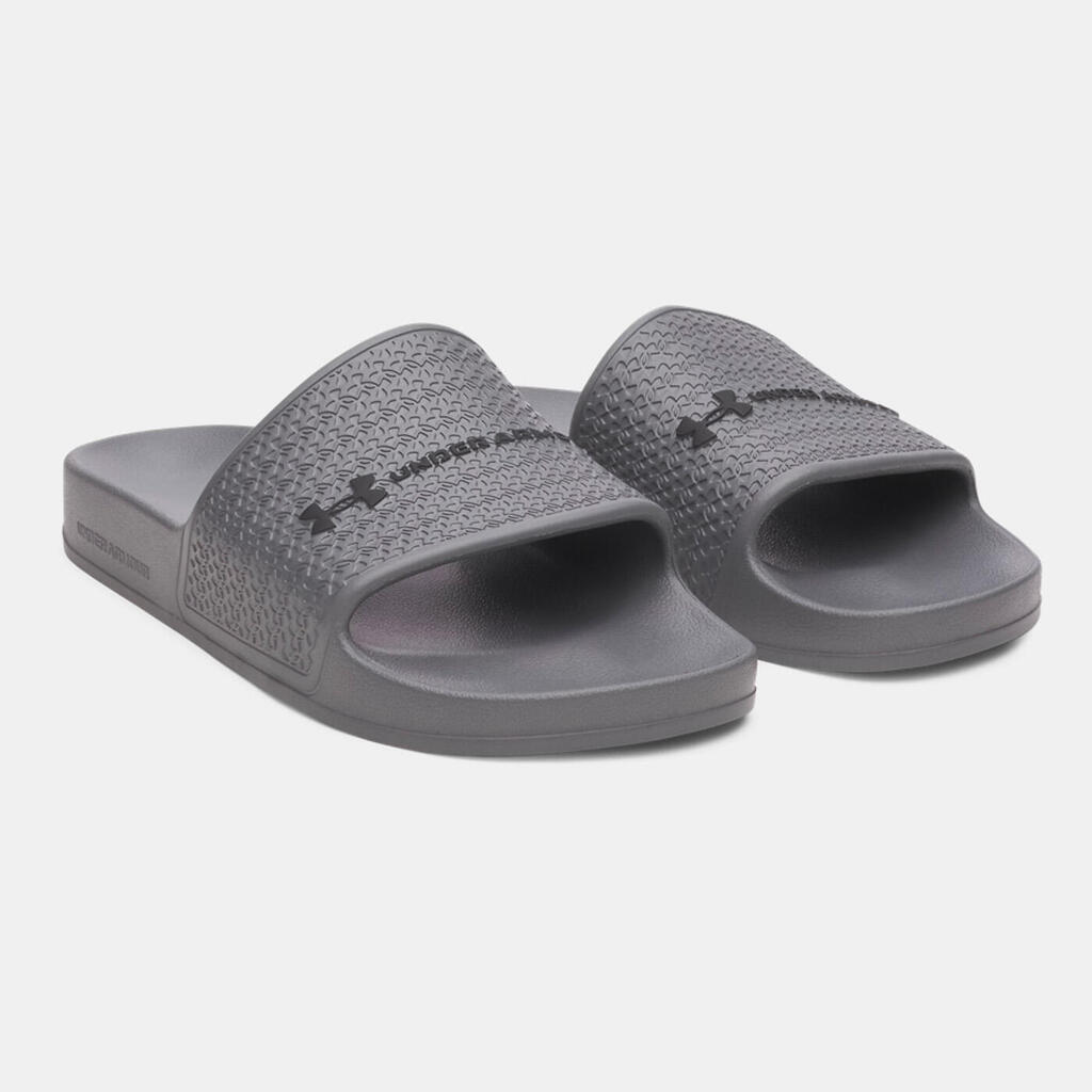 UA ARMR Shower Slides Under Armour Titanium Gray