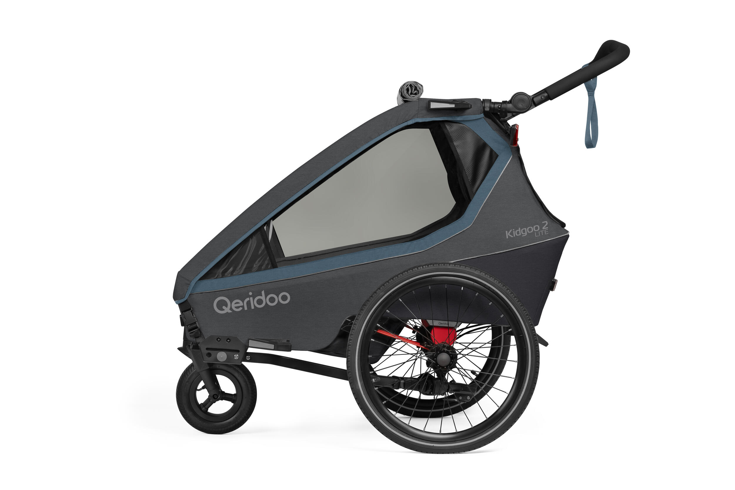 Fahrradanhänger Kidgoo 2 Lite Marineblau 2/5