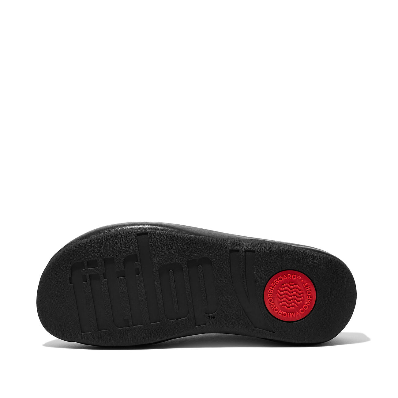 FITFLOP Shuv Leren Pantoffels/Sloffen  ZWART 42 4/7