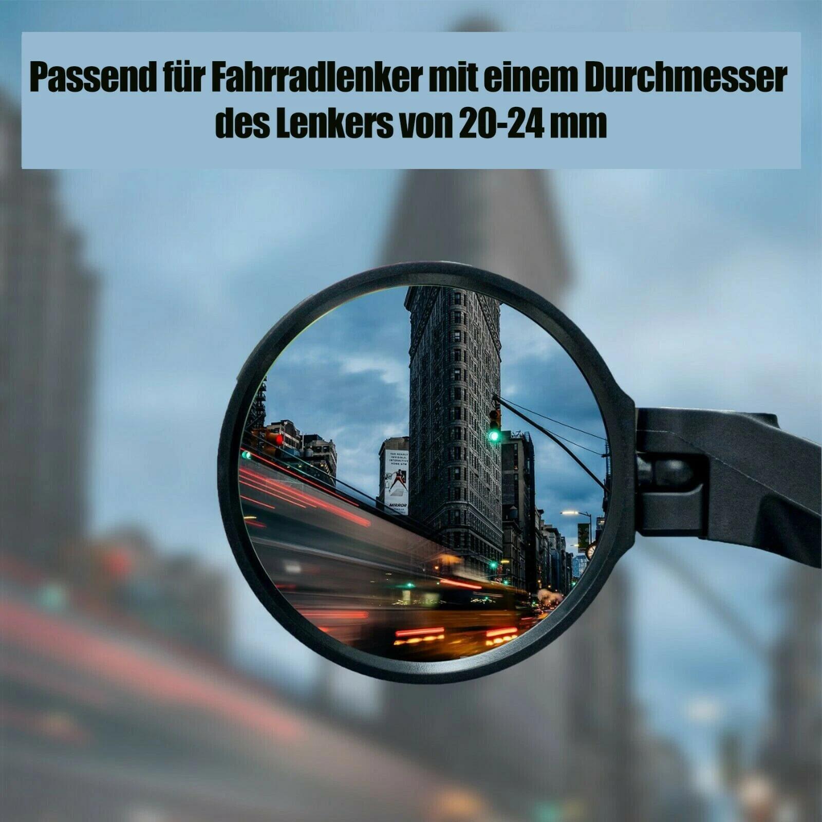 ROCKBROS Rechter Fahrradrückspiegel, 360° verstellbar HD 7/7