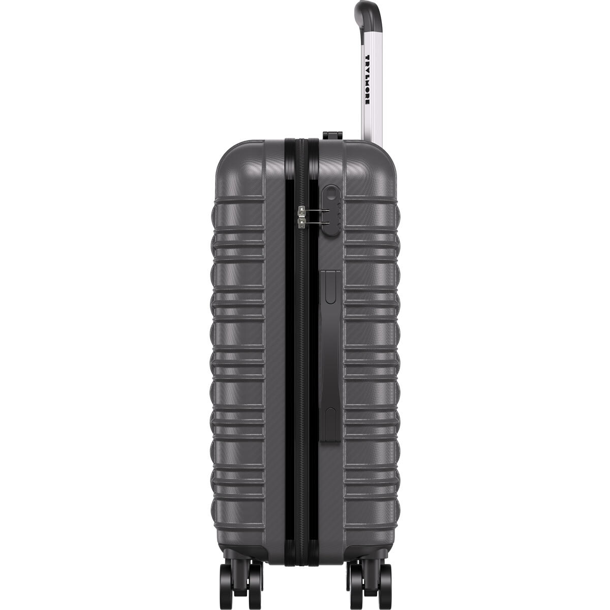 Handbagage koffer met cijferslot - lichtgewicht - Donkergrijs 3/5