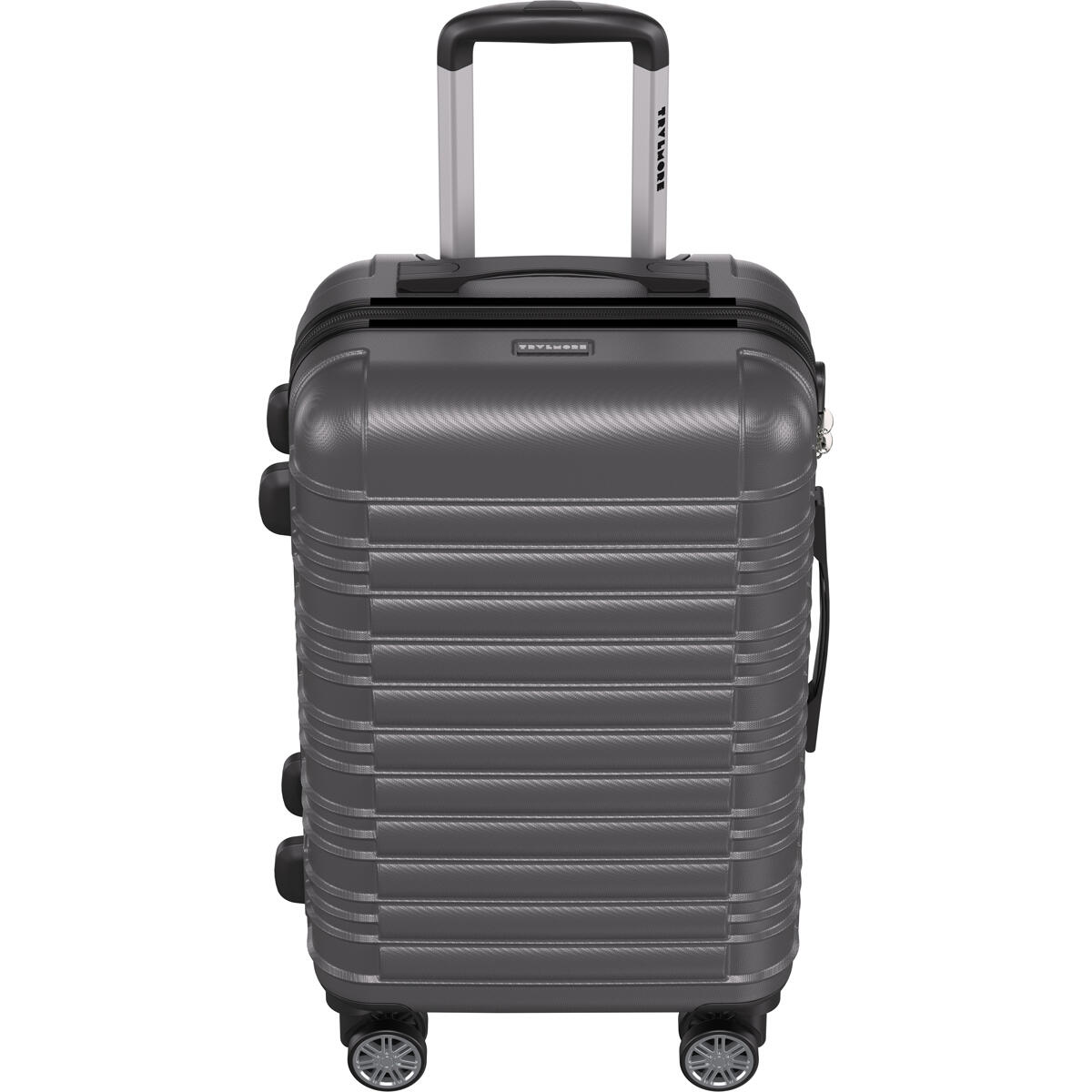 Handbagage koffer met cijferslot - lichtgewicht - Donkergrijs 4/5