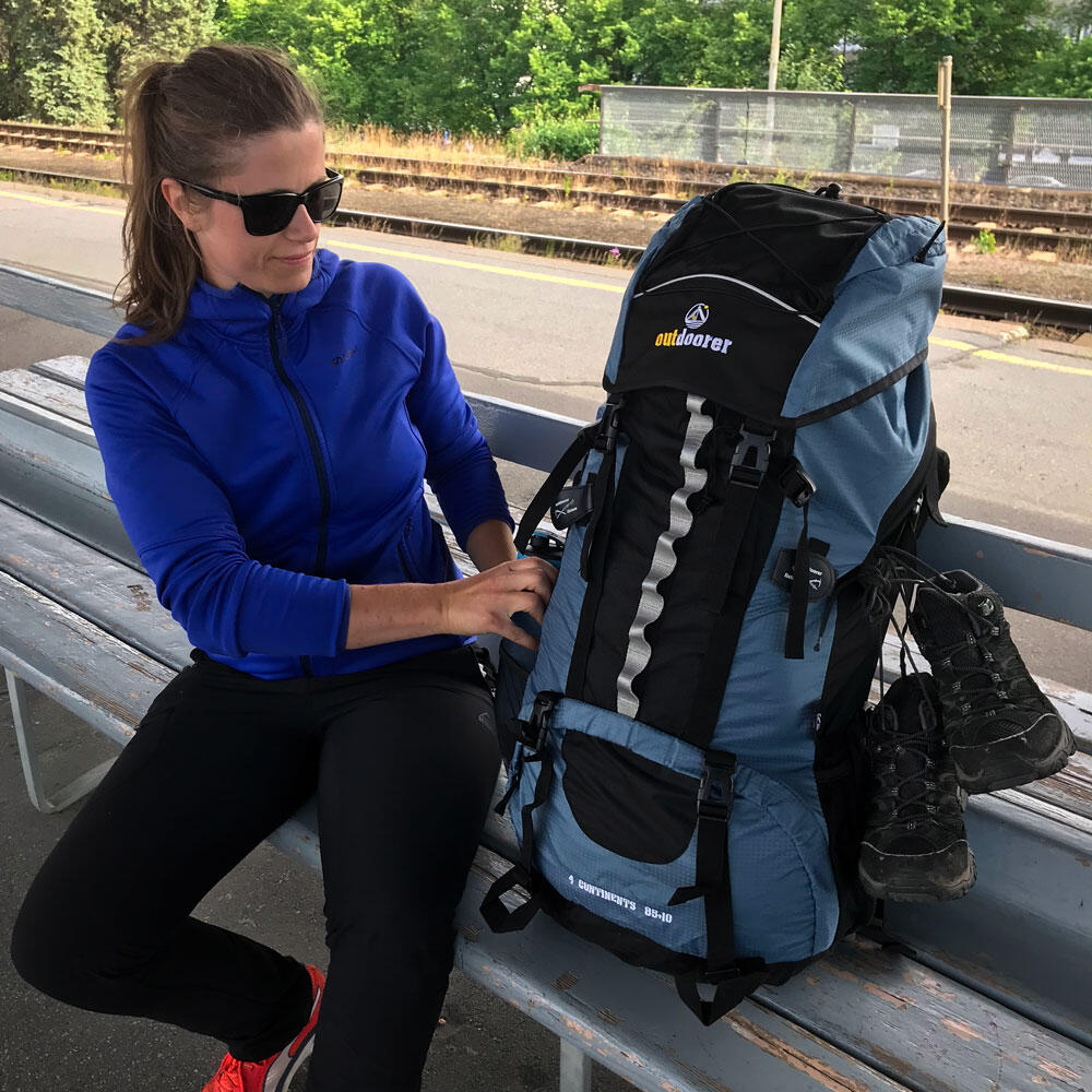 Backpacker Rucksack 4 Continents 85+10 - Reiserucksack, verstellbar,
95L 5/7