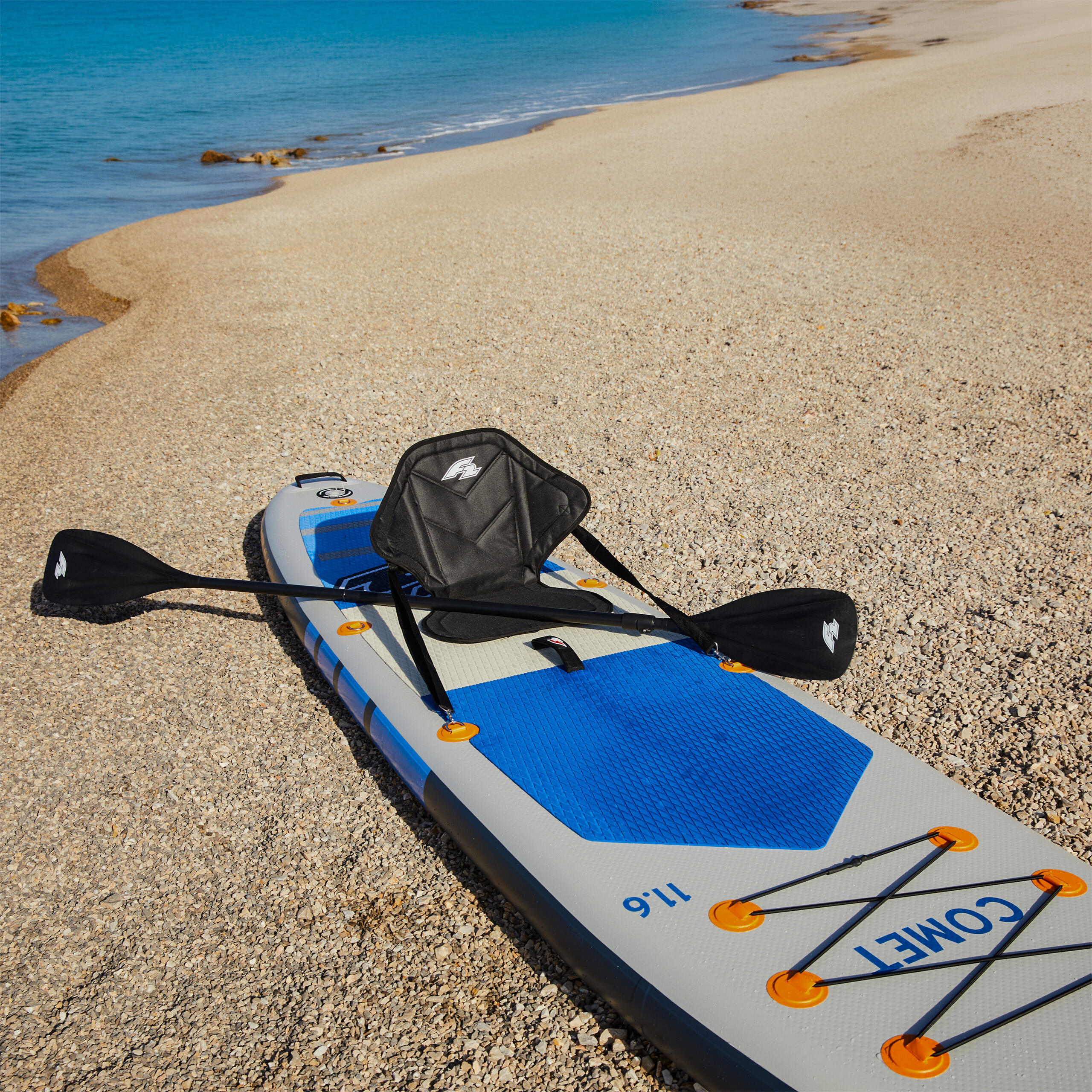 Deska Sup Pompowana F2 COMET 11'6" Multiset Zestaw Combo Pompka elektryczna 3/7