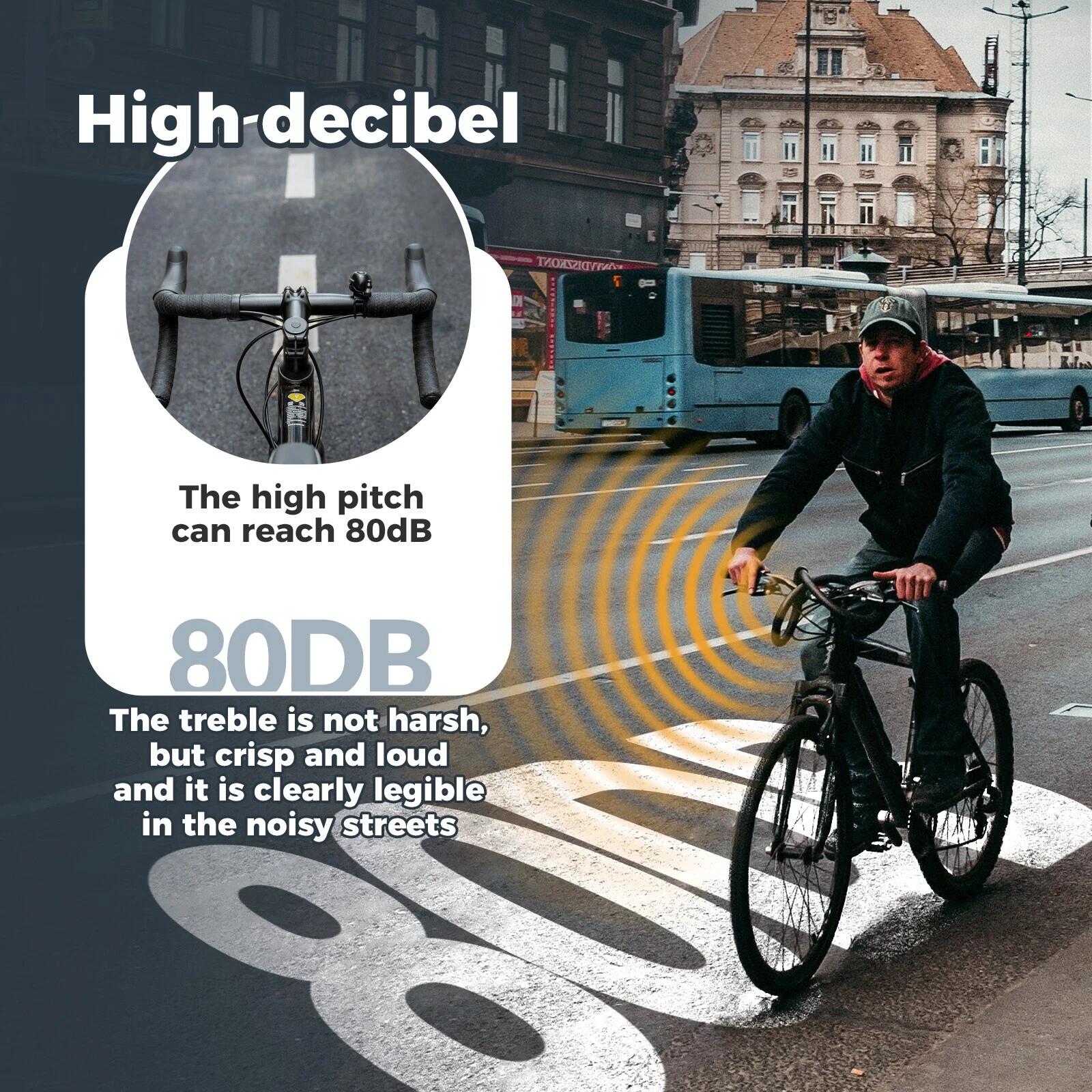 ROCKBROS Mini Fahrradklingel 80dB 6/6