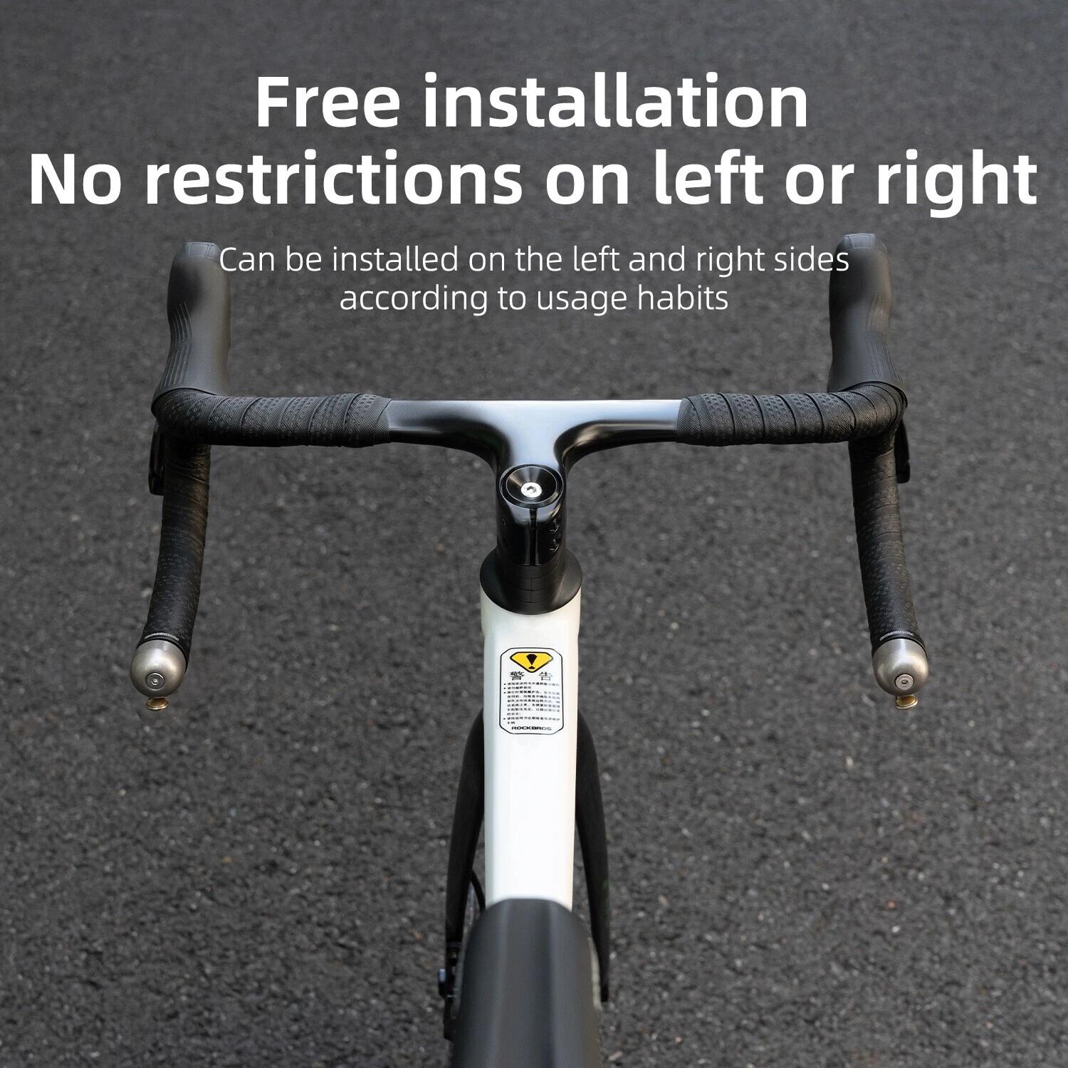 ROCKBROS Lenkerend-Klingel 80dB für Rennrad 22,2 mm 5/7