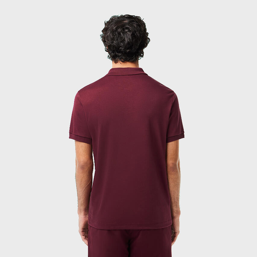 Heren Polo Shirt Regular Paars 3/5