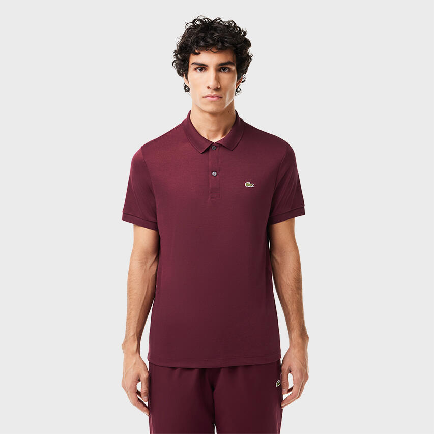 Heren Polo Shirt Regular Paars 2/5