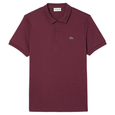 Heren polo shirt regular paars