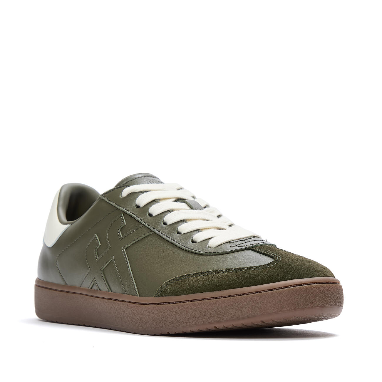 The Dash FF Mens Suede Leather T-Toe Trainers 1/4