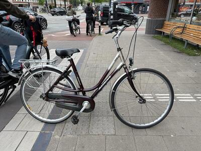 Batavus allegro, metal/grijs