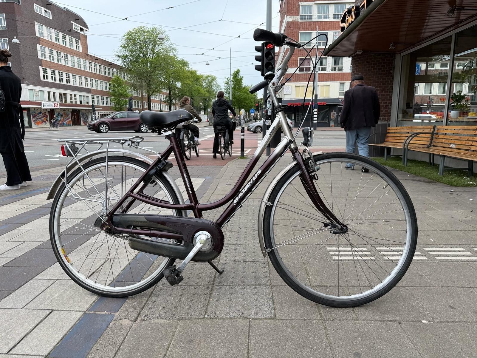 Batavus Allegro, metal/grijs 3/6