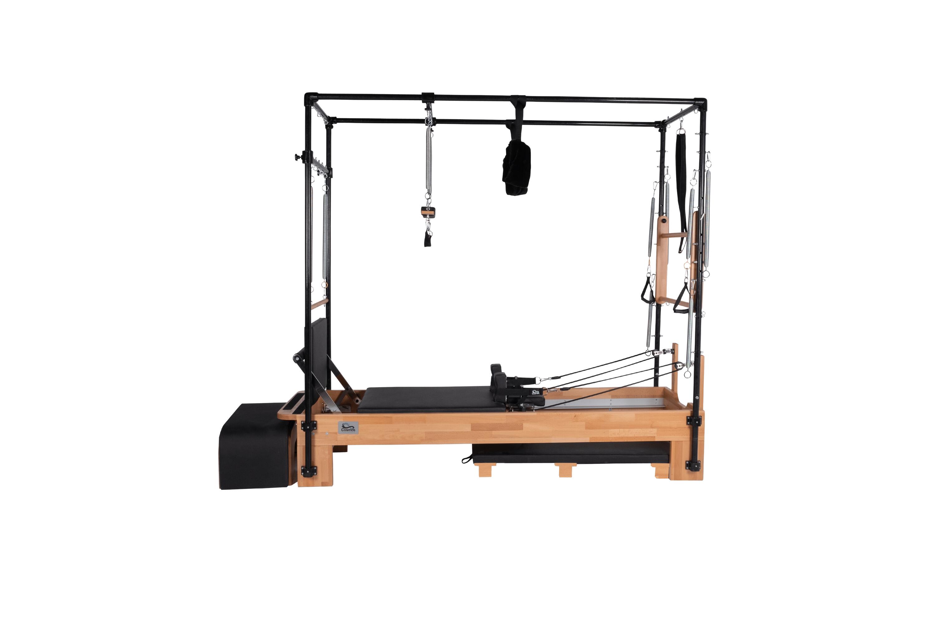 COSMOS Reformer Máquina de Pilates Basic con Cadillac Natural 239x70x197 cm 2/5