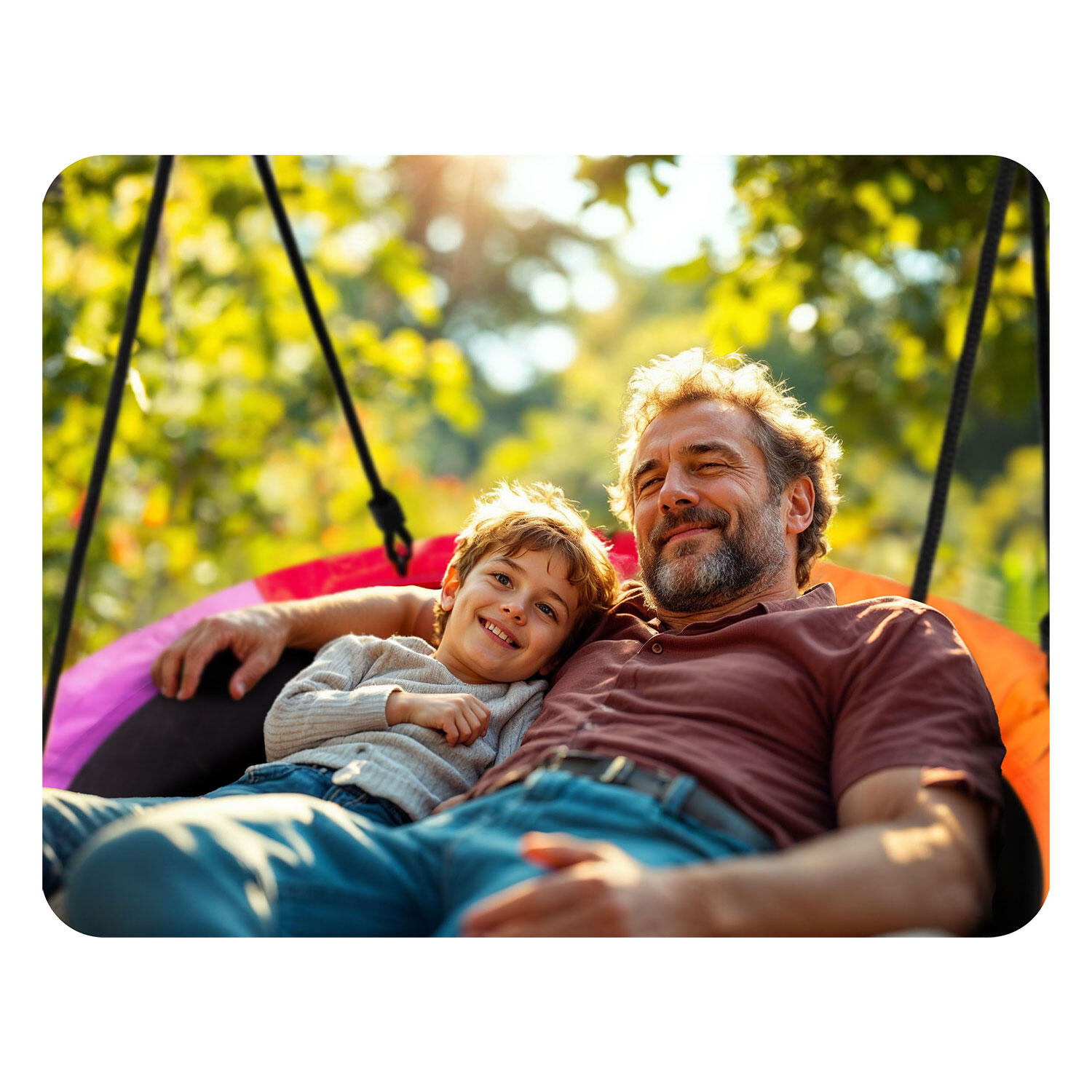 Huśtawka bocianie gniazdo Neo-Sport Swingo 100 cm 6/7