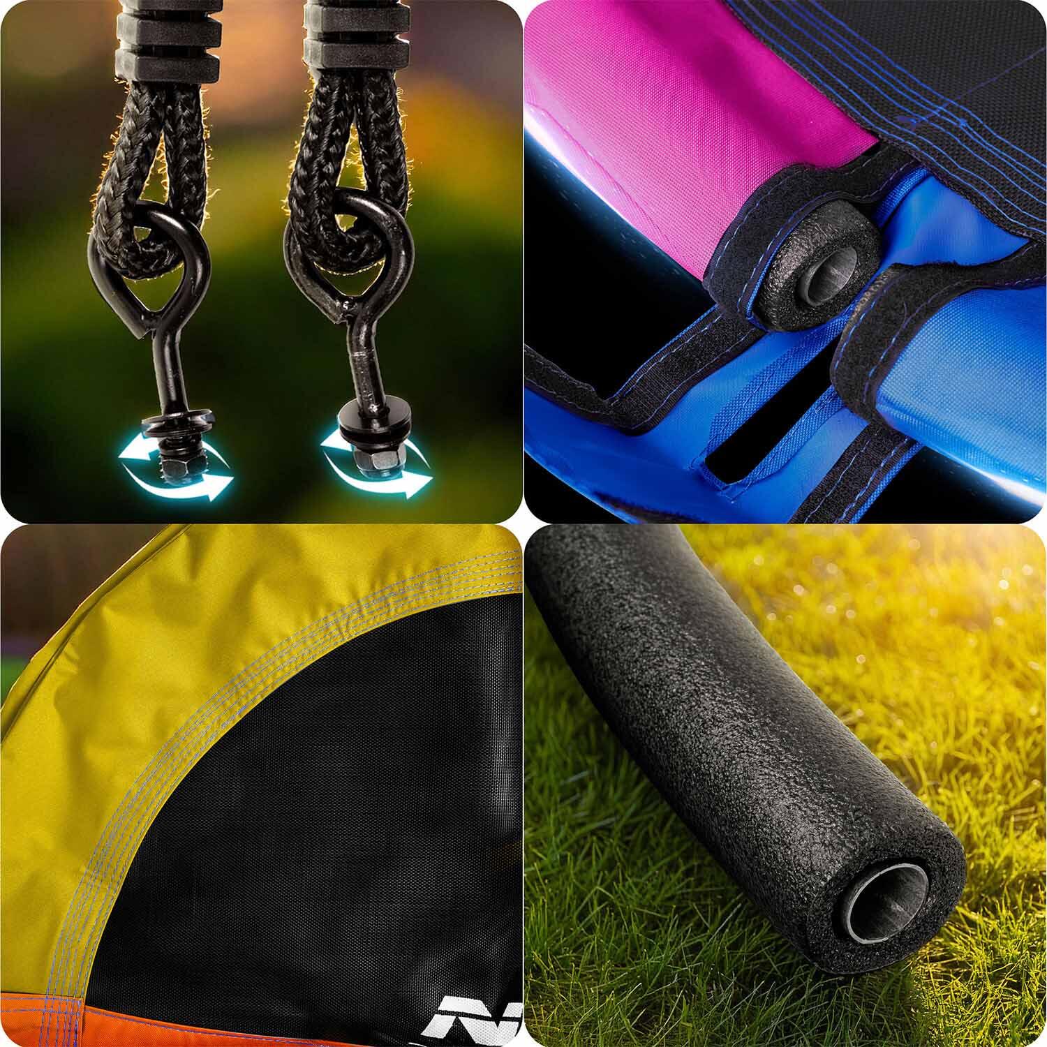 Huśtawka bocianie gniazdo Neo-Sport Swingo 100 cm 7/7