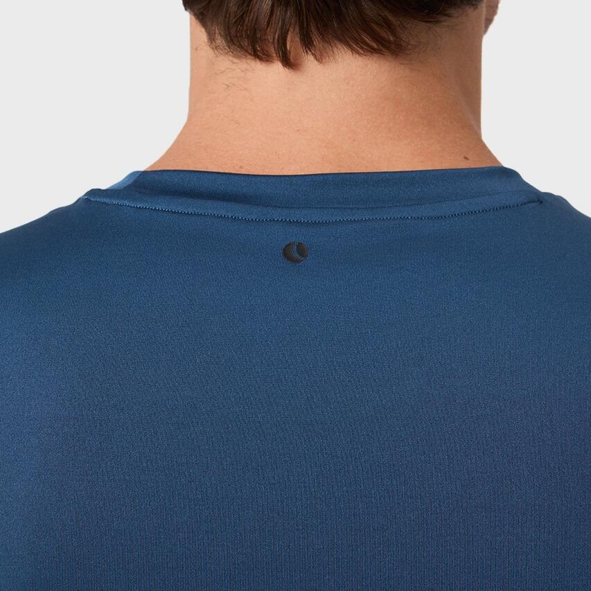 Multi-Sport Heren Performance O-hals Shirt Borg Blauw V 5/5