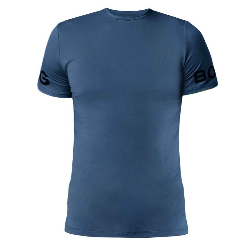 Multi-Sport Heren Performance O-hals Shirt Borg Blauw V 1/5
