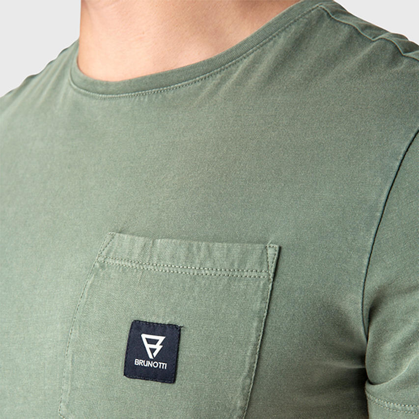 Heren O-hals Shirt Axle Groen 6/7