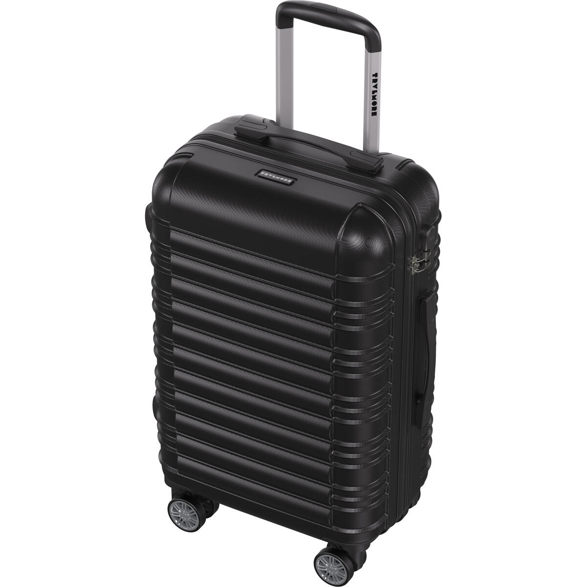 Handbagage koffer met cijferslot - lichtgewicht - Zwart 2/5