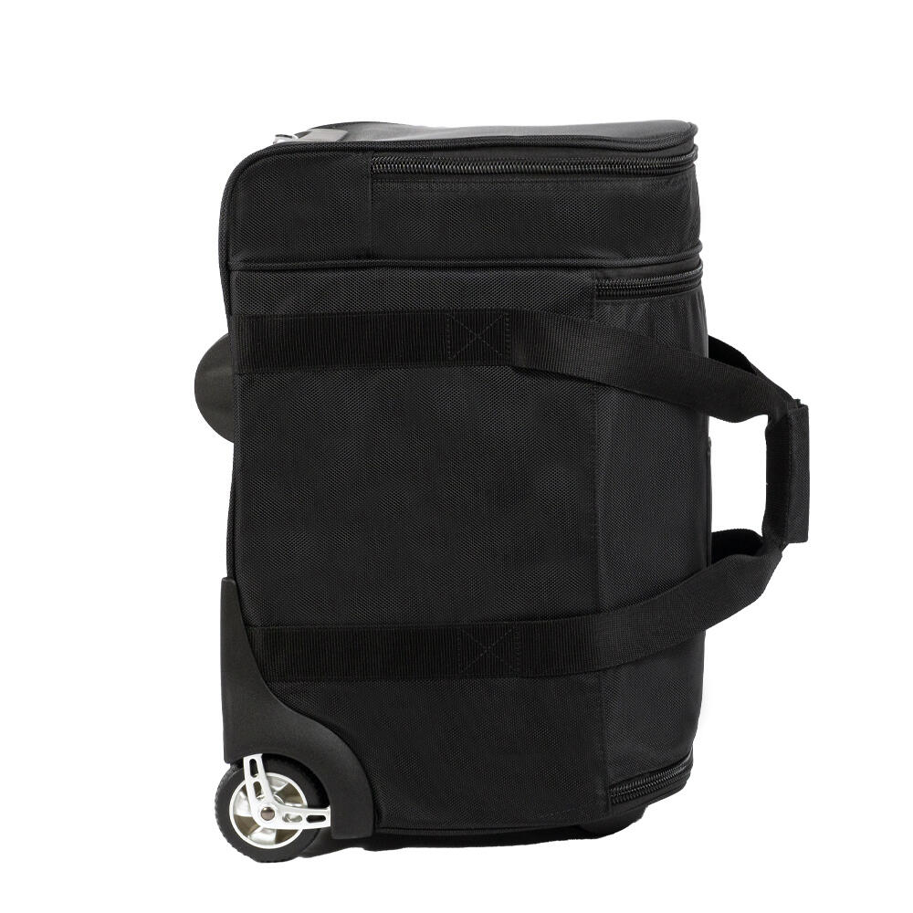 Eisstock Trolley mit Holzeinsatz - Robuste Eisstocktasche 6/7