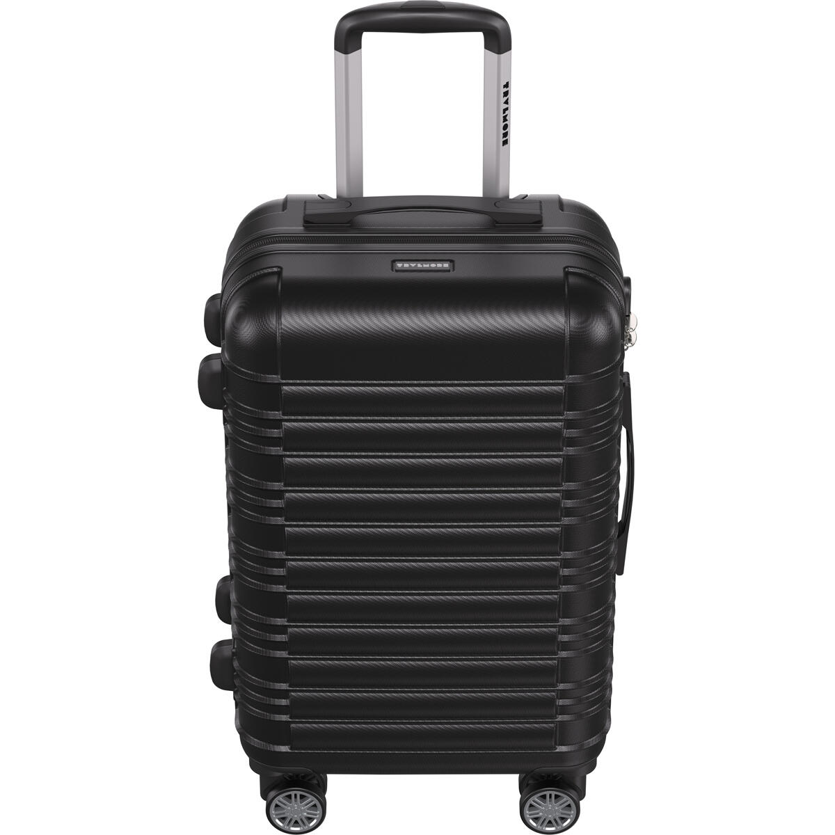 Handbagage koffer met cijferslot - lichtgewicht - Zwart 4/5