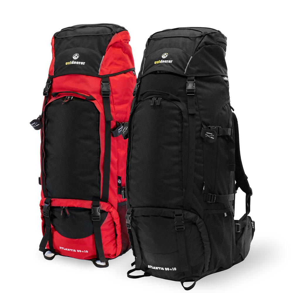 Backpacker Rucksack Atlantis 90+10 Schwarz - Trekkingrucksack 100L 2/7