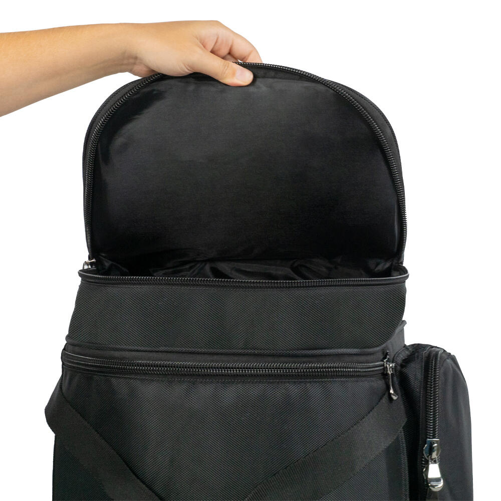 Eisstock Trolley mit Holzeinsatz - Robuste Eisstocktasche 5/7