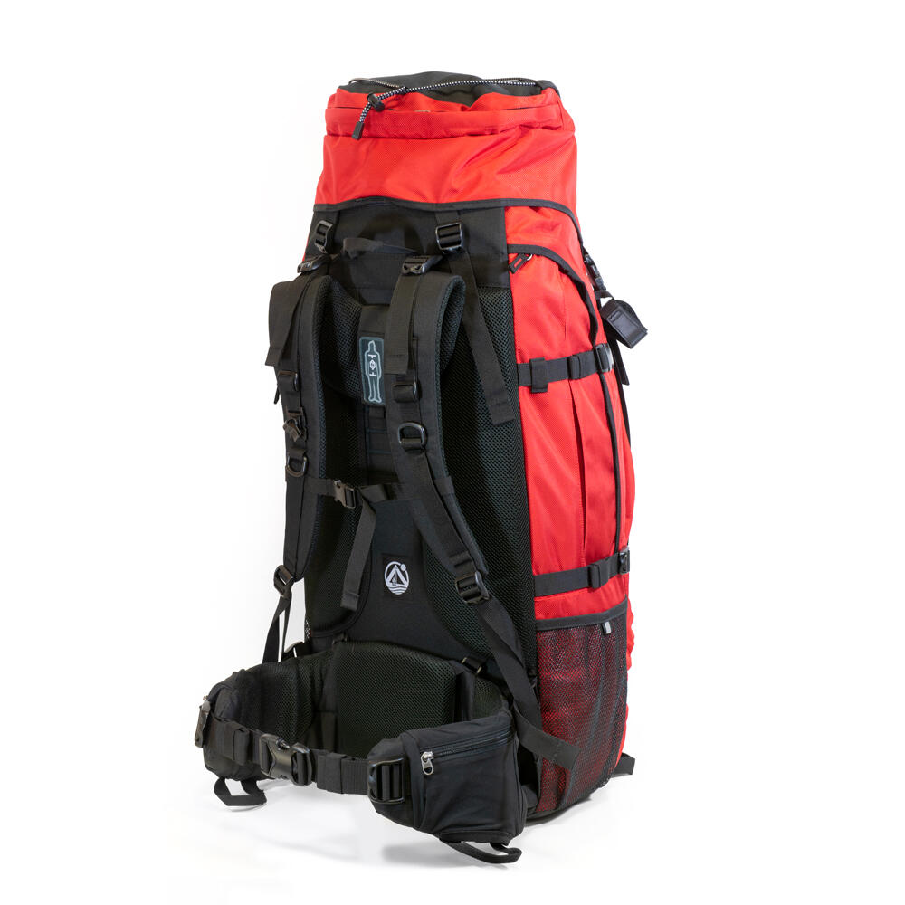 Backpacker Rucksack Atlantis 90+10 Schwarz - Trekkingrucksack 100L 7/7