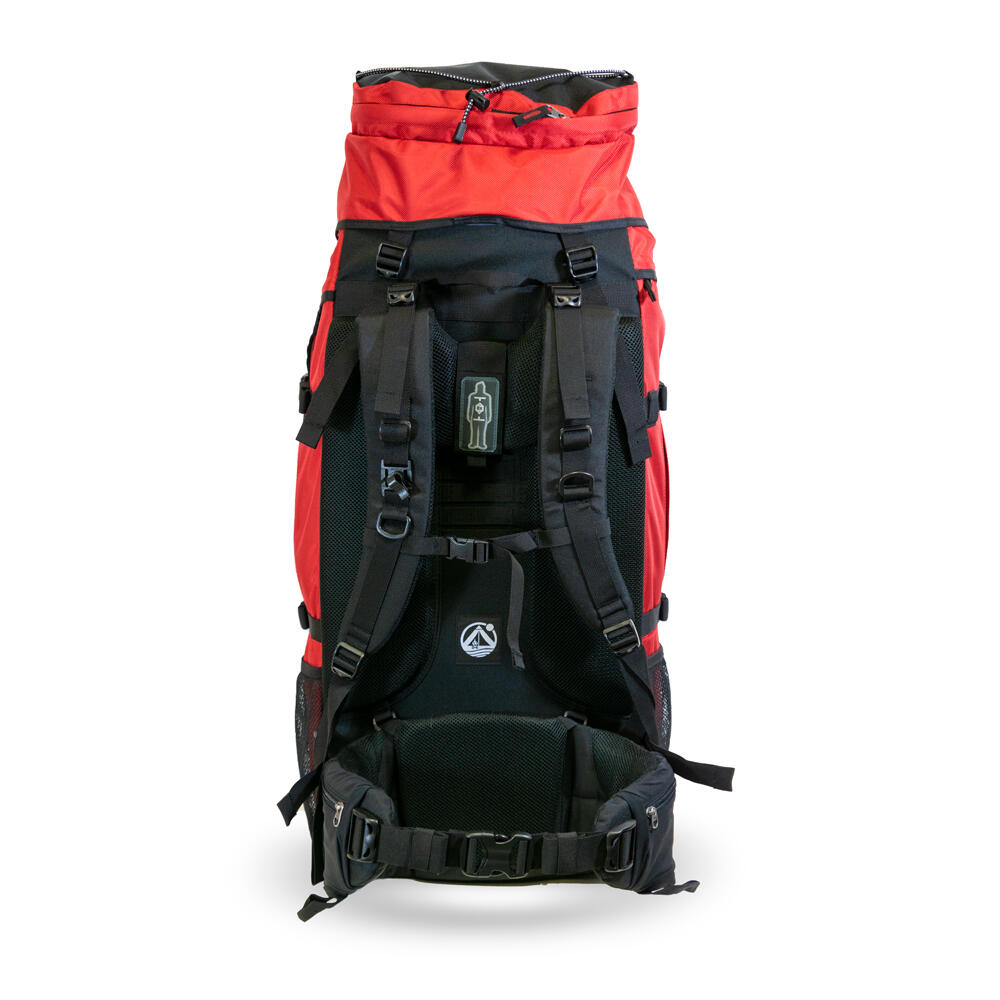 Backpacker Rucksack Atlantis 90+10 Schwarz - Trekkingrucksack 100L 5/7