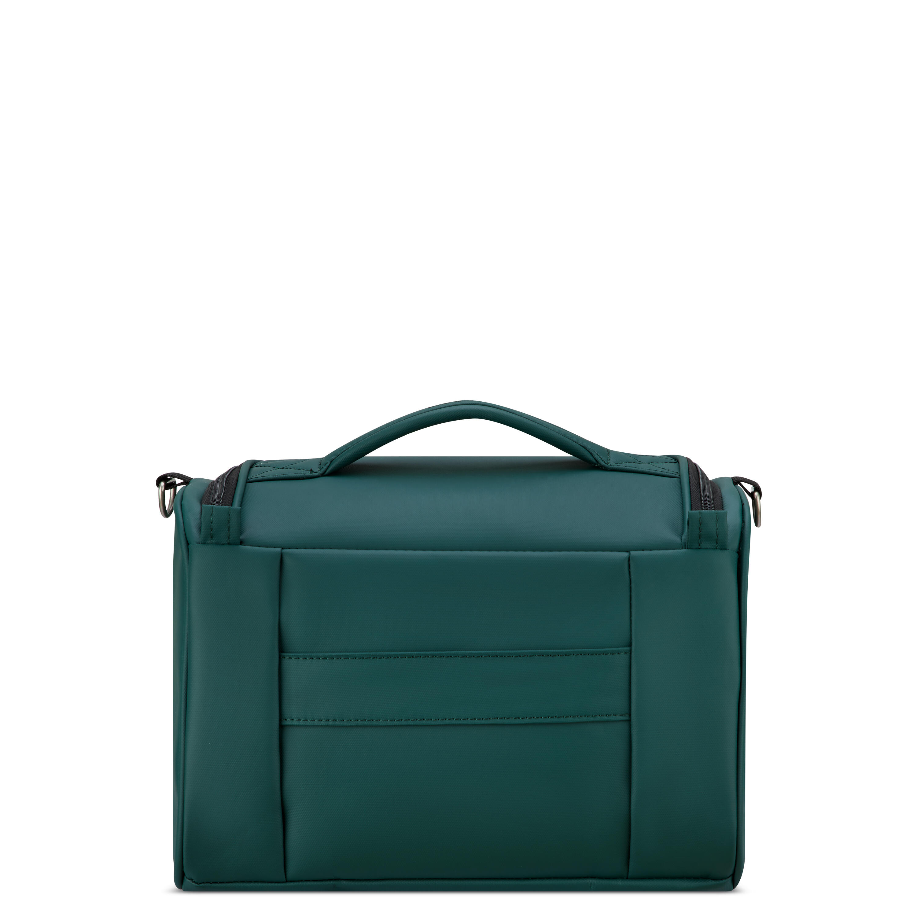 Estojo toilette DITA DELSEY em poliéster reciclado, 31 cm, verde 3/4