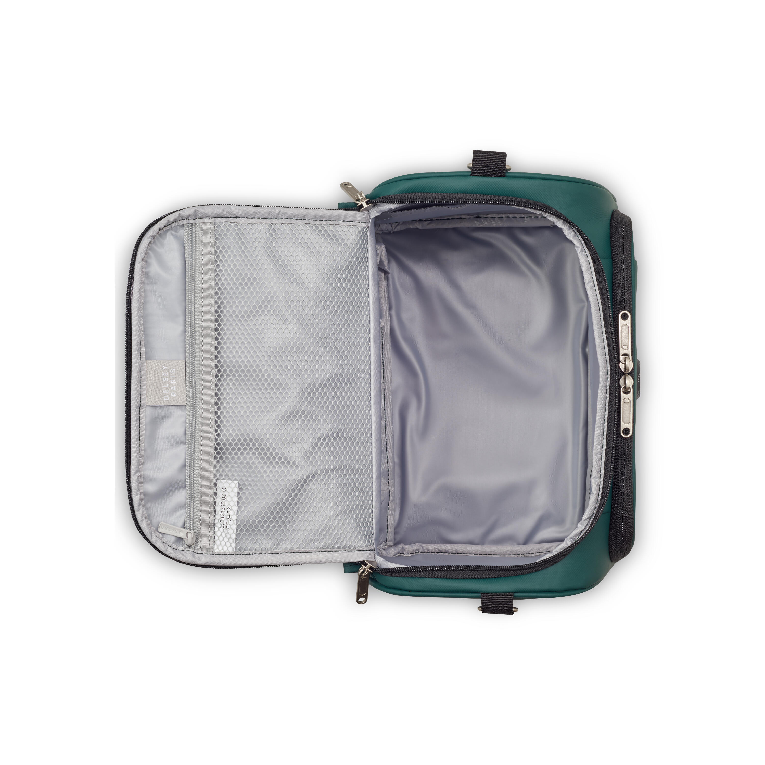 Estojo toilette DITA DELSEY em poliéster reciclado, 31 cm, verde 2/4
