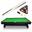 Masă biliard 9ft Thunder, stabilă, scurgere, solidă, set complet accesorii